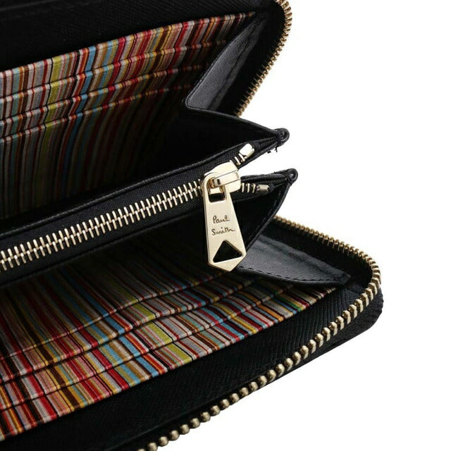 ポールスミス PAUL SMITH 長財布 m1a-4778x-bmults-79 メンズ ブラック WQ00057538