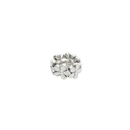 パンドラ PANDORA Moments White Daisy Flower Spacer Charm チャーム 791495en12 レディース シルバー WQ00057555