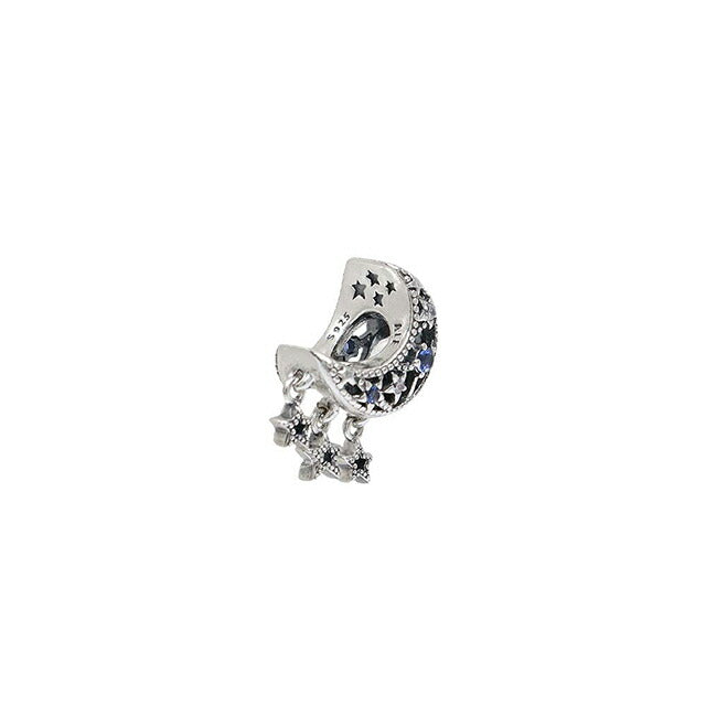パンドラ PANDORA Moments Star &amp; Crescent Moon Charm チャーム 799643c01 レディース ブルー WQ00057557