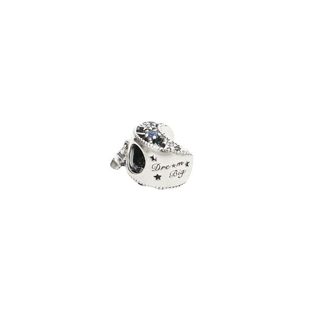 パンドラ PANDORA Moments Star &amp; Crescent Moon Charm チャーム 799643c01 レディース ブルー WQ00057557