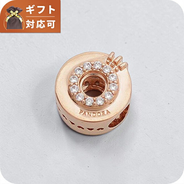 パンドラ PANDORA Moments Open Centre Pav Crown O Charm チャーム 789059c01 レディース ローズゴールド WQ00057565