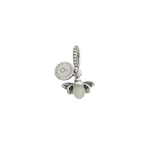 パンドラ PANDORA Moments Glow-in-the-dark Firefly Dangle Charm チャーム 799352c01 レディース ホワイト 発光時：グリーン WQ00057569