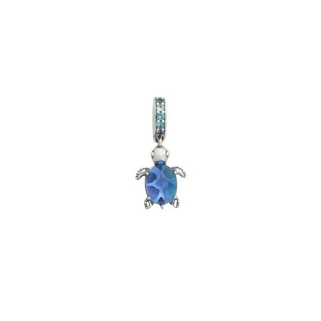 パンドラ PANDORA Moments Murano Glass Sea Turtle Dangle Charm チャーム 798939c01 レディース ブルー WQ00057570