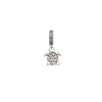 パンドラ PANDORA Moments Murano Glass Pink Sea Turtle Dangle Charm チャーム 798939c02 レディース ピンク WQ00057571