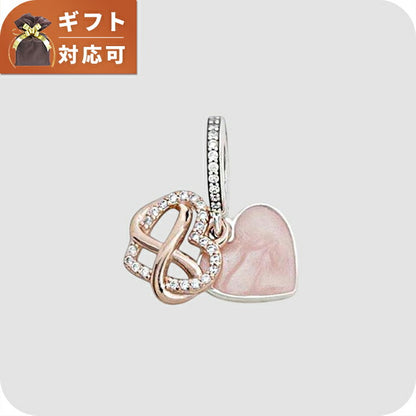 パンドラ PANDORA Moments Sparkling Infinity Heart Dangle Charm チャーム 788878c01 レディース ピンク WQ00057573