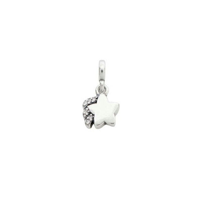 パンドラ PANDORA Moments Pandora ME Shooting Star Mini Dangle チャーム 798378cz レディース シルバー WQ00057574