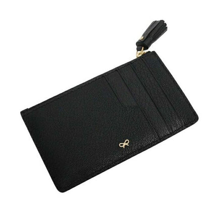 ANYA HINDMARCH Eyes Zip Card Case 142717 Unisex Black WQ00057643