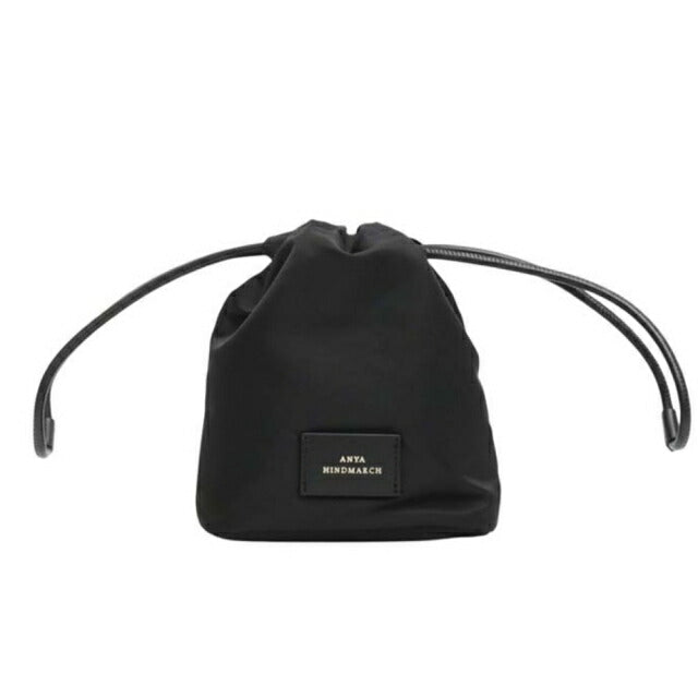 アニヤハインドマーチ ANYA HINDMARCH Eyes ドローストリング・ポーチ 193566 ユニセックス Black(ブラック) WQ00057646