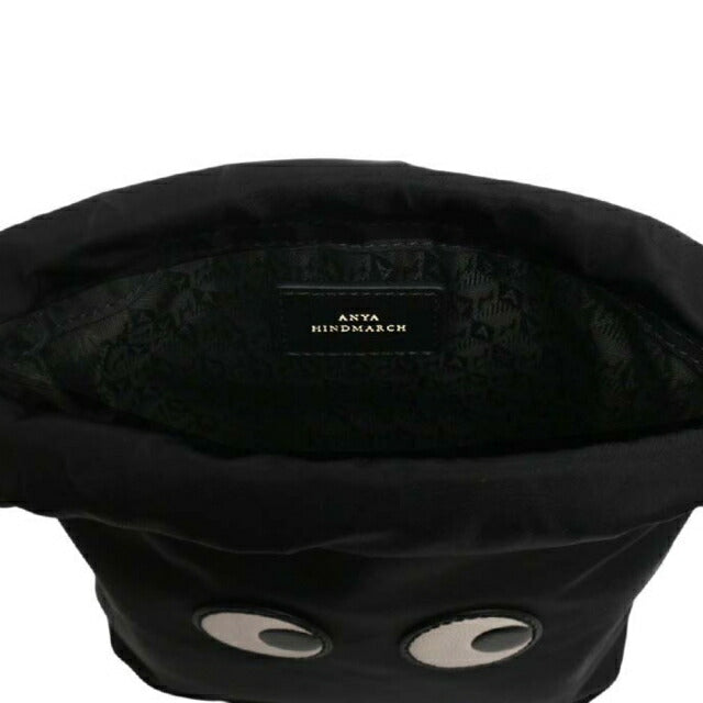 アニヤハインドマーチ ANYA HINDMARCH Eyes ドローストリング・ポーチ 193566 ユニセックス Black(ブラック) WQ00057646