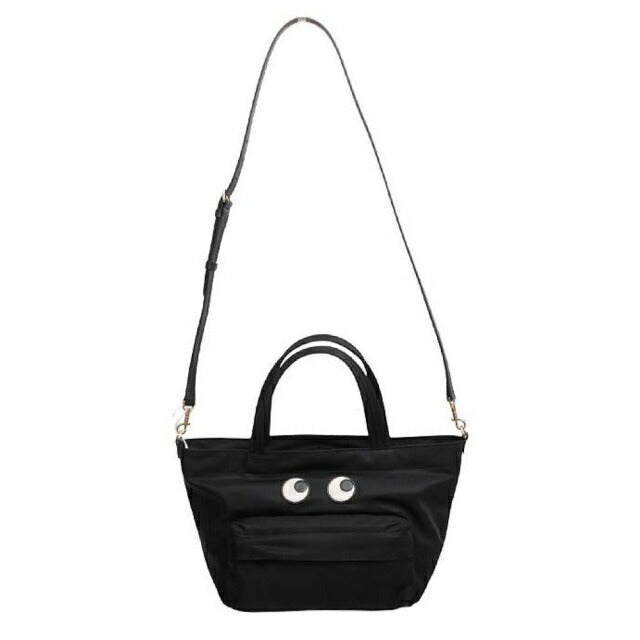 ANYA HINDMARCH Eyes Nylon E/W Tote Mini Tote Bag 193511 Unisex Black WQ00057647