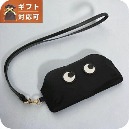 ANYA HINDMARCH Eyes Sunglasses Holder 180283 Unisex Black WQ00057649