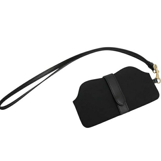 ANYA HINDMARCH Eyes Sunglasses Holder 180283 Unisex Black WQ00057649