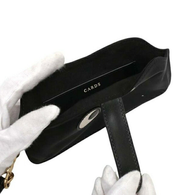 ANYA HINDMARCH Eyes Sunglasses Holder 180283 Unisex Black WQ00057649