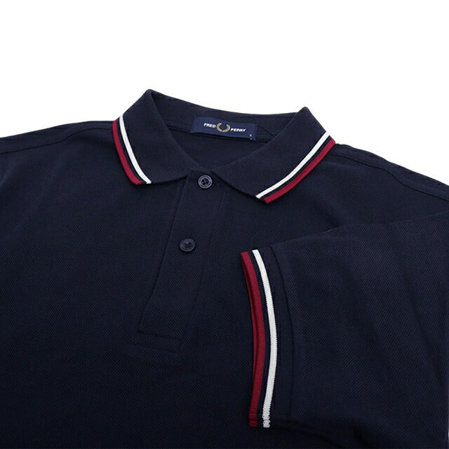 フレッドペリー FRED PERRY ポロシャツ m3600-t55-navy-xl メンズ T55
