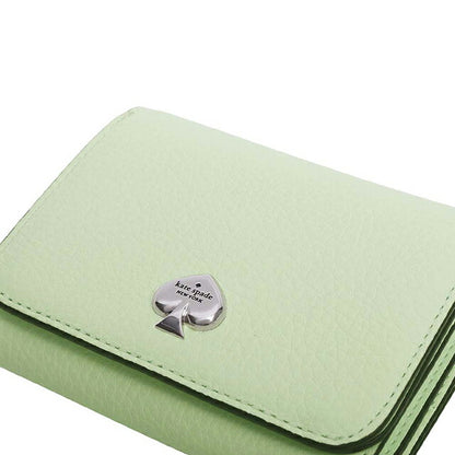 ケイトスペード KATE SPADE ケイラ スモール Lジップ ウォレット 二つ折り財布 二折財布 kk056-306 レディース lime frosting WQ00057846