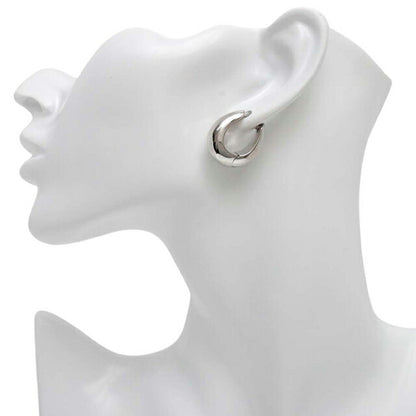 トムウッド Tom Wood Ice Hoops Medium ピアス 100511-os シルバー WQ00057869