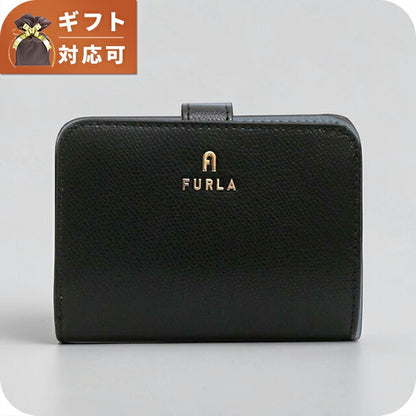 フルラ FURLA CAMELIA S COMPACT WALLETS 二つ折り財布 二折財布 wp00315-are000-o6000 レディース ブラック WQ00057877