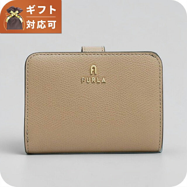 フルラ FURLA CAMELIA S COMPACT WALLETS 二つ折り財布 二折財布 wp00315-are000-1257s レディース グレージュ WQ00057879