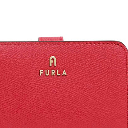 フルラ FURLA CAMELIA S COMPACT WALLETS 二つ折り財布 二折財布 wp00315-are000-4305s レディース レッド×ピンク WQ00057880