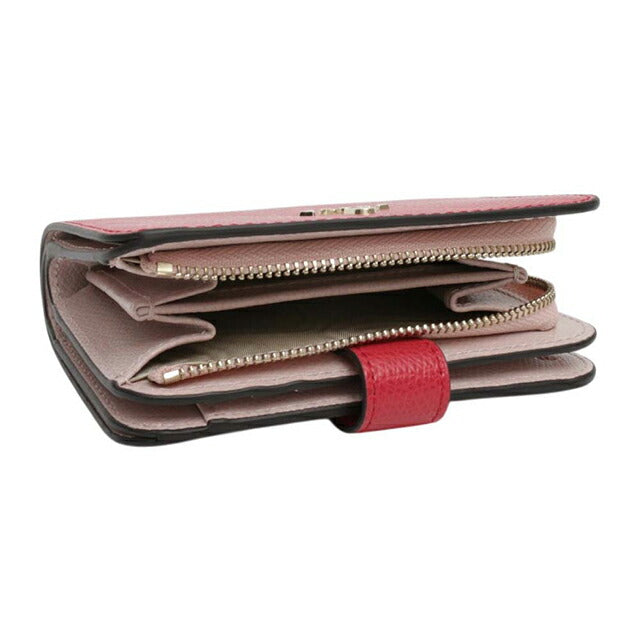 フルラ FURLA CAMELIA S COMPACT WALLETS 二つ折り財布 二折財布 wp00315-are000-4305s レディース レッド×ピンク WQ00057880