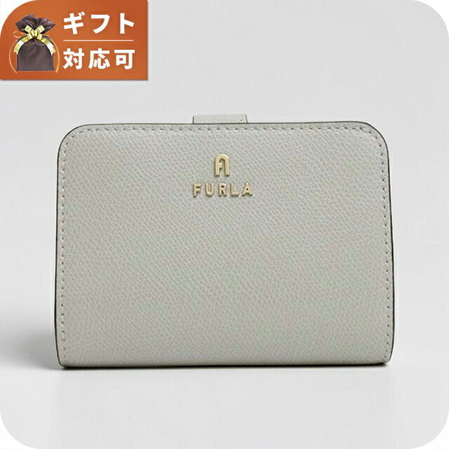フルラ FURLA CAMELIA S COMPACT WALLETS 二つ折り財布 二折財布 wp00315-are000-4351s レディース ライトブルー×ブルー WQ00057881