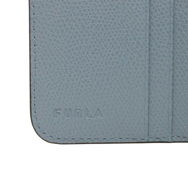 フルラ FURLA CAMELIA S COMPACT WALLETS 二つ折り財布 二折財布 wp00315-are000-4351s レディース ライトブルー×ブルー WQ00057881