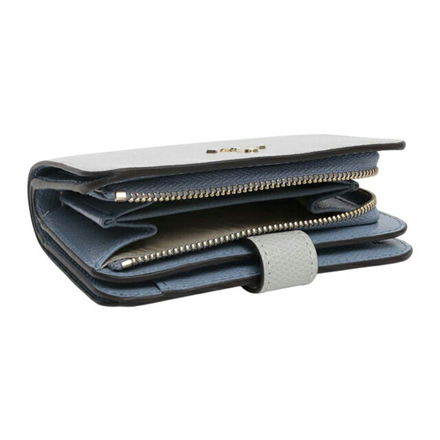 フルラ FURLA CAMELIA S COMPACT WALLETS 二つ折り財布 二折財布 wp00315-are000-4351s レディース ライトブルー×ブルー WQ00057881