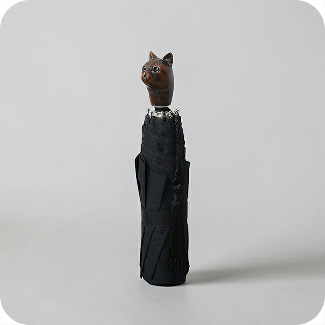 ギドゥジャン Guy de Jean 102147 折りたたみ傘 102110-cat-black ユニセックス black 折畳傘 102147 WQ00058045
