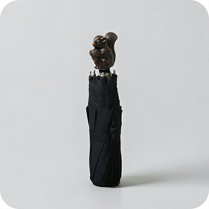 ギドゥジャン Guy de Jean 102147 折りたたみ傘 102110-squirre-black ユニセックス black 折畳傘 102147 WQ00058048