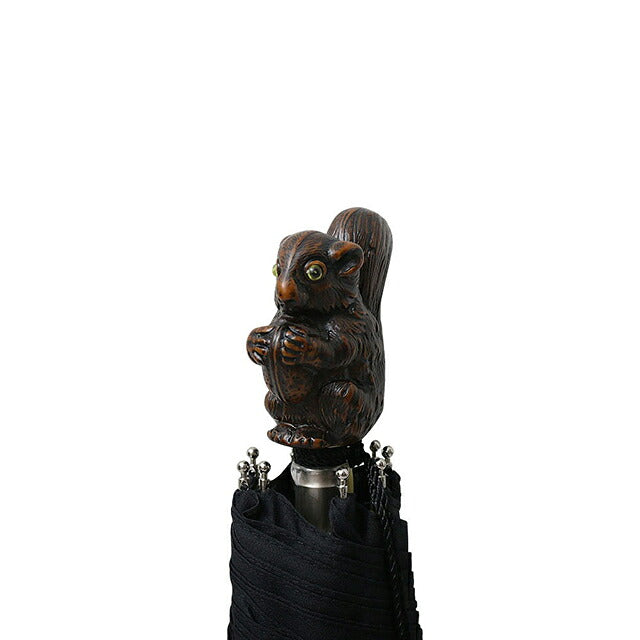 ギドゥジャン Guy de Jean 102147 折りたたみ傘 102110-squirre-black ユニセックス black 折畳傘 102147 WQ00058048