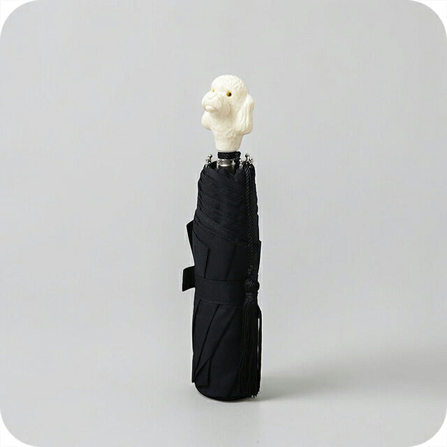 ギドゥジャン Guy de Jean 102147 折りたたみ傘 102110-poodleivory-black ユニセックス black 折畳傘 102147 WQ00058051