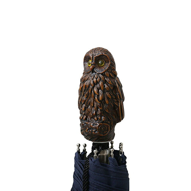 ギドゥジャン Guy de Jean 102147 折りたたみ傘 102110-owl-navy ユニセックス navy 折畳傘 102147 WQ00058056