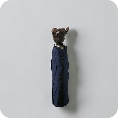 ギドゥジャン Guy de Jean 102147 折りたたみ傘 102110-bird-navy ユニセックス navy 折畳傘 102147 WQ00058059