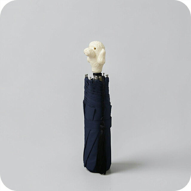 ギドゥジャン Guy de Jean 102147 折りたたみ傘 102110-poodleivory-navy ユニセックス navy 折畳傘 102147 WQ00058060