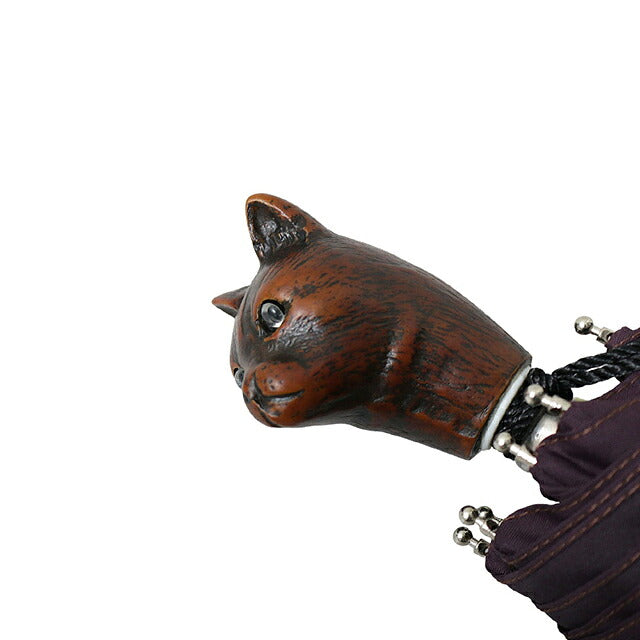 ギドゥジャン Guy de Jean 102147 折りたたみ傘 102110-cat-plum ユニセックス plum 折畳傘 102147 WQ00058062