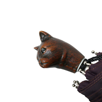 ギドゥジャン Guy de Jean 102147 折りたたみ傘 102110-cat-plum ユニセックス plum 折畳傘 102147 WQ00058062