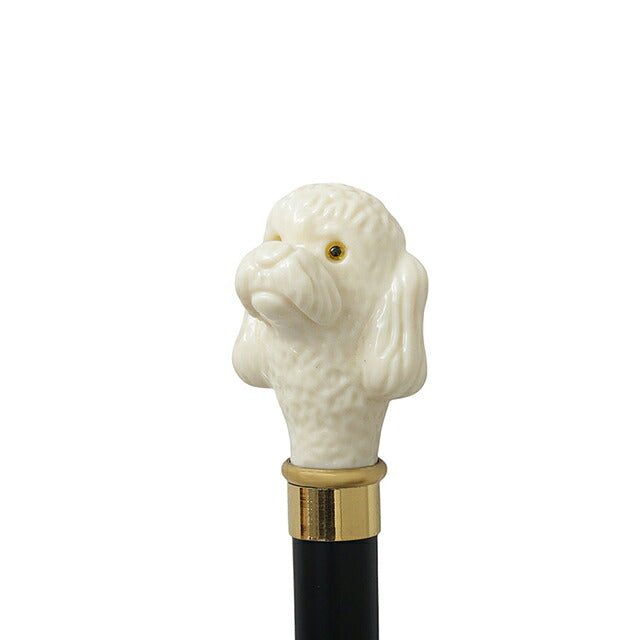 ギドゥジャン Guy de Jean TETES 長傘 classic-poodleivory-black ユニセックス black 長傘 tetes WQ00058084