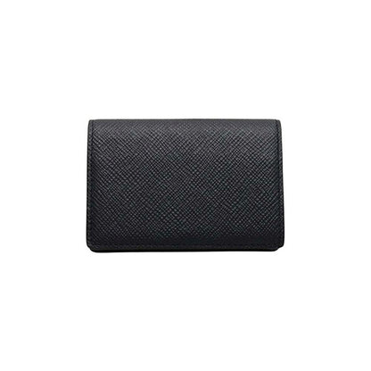 スマイソン SMYTHSON Panama Folded Card Case with Snap Closure カードケース 名刺入れ 1204389-navy ユニセックス navy カードケース WQ00058107