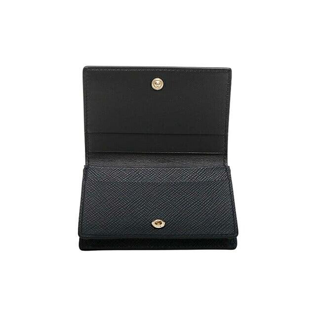 スマイソン SMYTHSON Panama Folded Card Case with Snap Closure カードケース 名刺入れ 1204389-navy ユニセックス navy カードケース WQ00058107