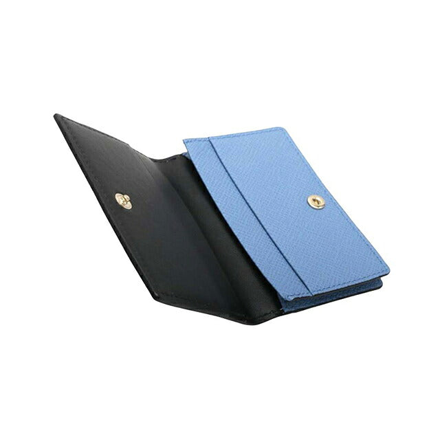スマイソン SMYTHSON Panama Folded Card Case with Snap Closure カードケース 名刺入れ 1204390-nileblue ユニセックス nileblue カードケース WQ00058108
