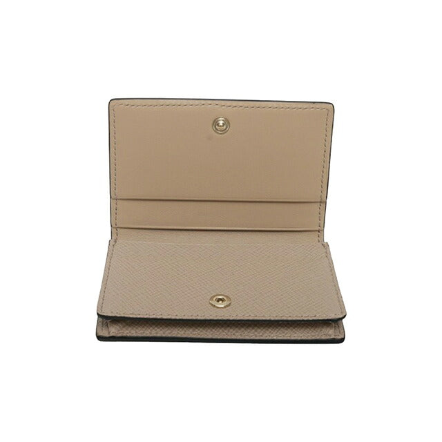 スマイソン SMYTHSON Panama Folded Card Case with Snap Closure カードケース 名刺入れ 1204392-sandstone ユニセックス sandstone カードケース WQ00058109