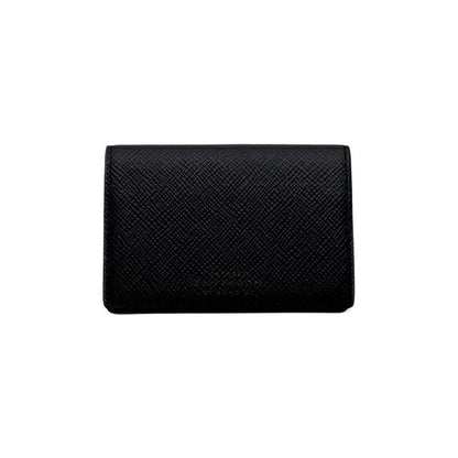 スマイソン SMYTHSON Panama Folded Card Case with Snap Closure カードケース 名刺入れ 1204388-black ユニセックス black カードケース WQ00058110