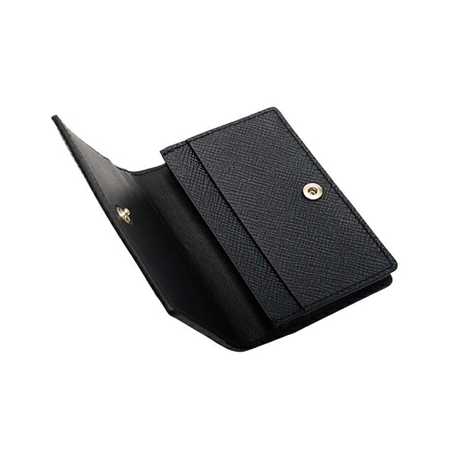 スマイソン SMYTHSON Panama Folded Card Case with Snap Closure カードケース 名刺入れ 1204388-black ユニセックス black カードケース WQ00058110
