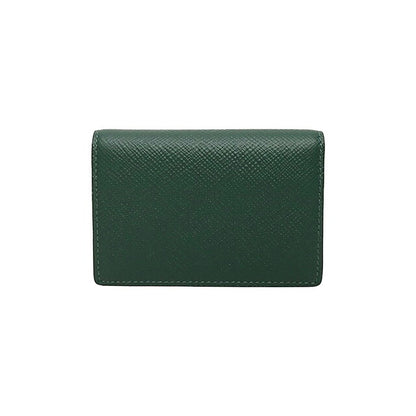 スマイソン SMYTHSON Panama Folded Card Case with Snap Closure カードケース 名刺入れ 1204393-forestgreen ユニセックス forestgreen WQ00058111