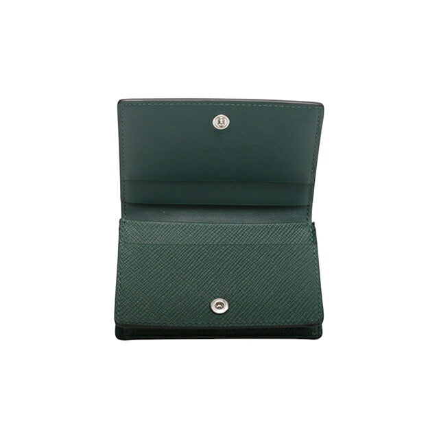 スマイソン SMYTHSON Panama Folded Card Case with Snap Closure カードケース 名刺入れ 1204393-forestgreen ユニセックス forestgreen WQ00058111