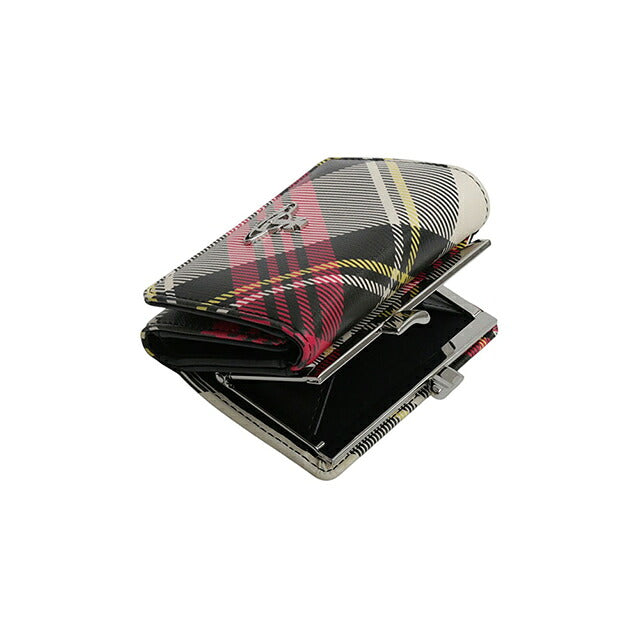 ヴィヴィアンウエストウッド VIVIENNE WESTWOOD SMALL FRAME WALLET 三つ折り財布 三折財布 51020018-s0012-new-exhibition-tartan レディース WQ00058144