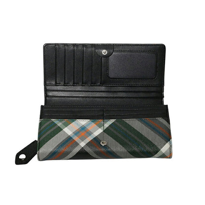 ヴィヴィアンウエストウッド VIVIENNE WESTWOOD CLASSIC LONG WALLET 長財布 51060025-s0012-derby-tartan-green レディース O102 WQ00058147