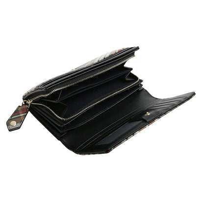 ヴィヴィアンウエストウッド VIVIENNE WESTWOOD CLASSIC LONG WALLET 長財布 51060025u-s001k-tartan-brown-black レディース D101 WQ00058148
