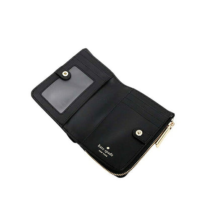ケイトスペード KATE SPADE 二つ折り財布 二折財布スモール Lジップウォレット KN767-001 レディースブラック WQ00058174