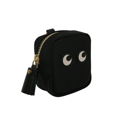 アニヤハインドマーチ ANYA HINDMARCH Eyes アイズ イヤホンポーチ イヤホンケース 193610 ユニセックス Black WQ00058211